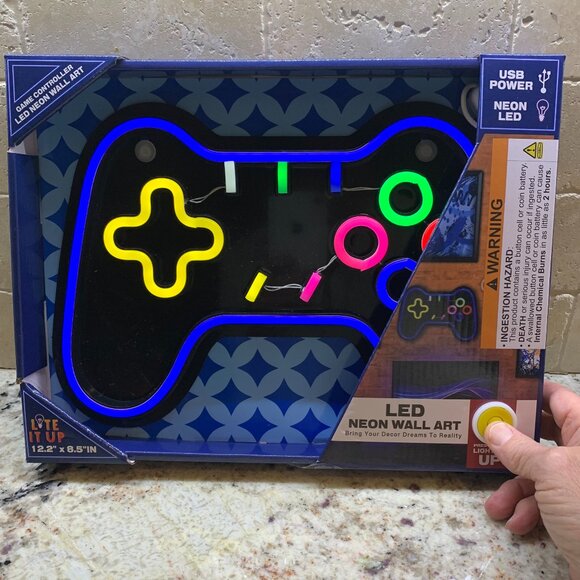 Game Controller LED Neon Light NWT - Picture 2 of 5